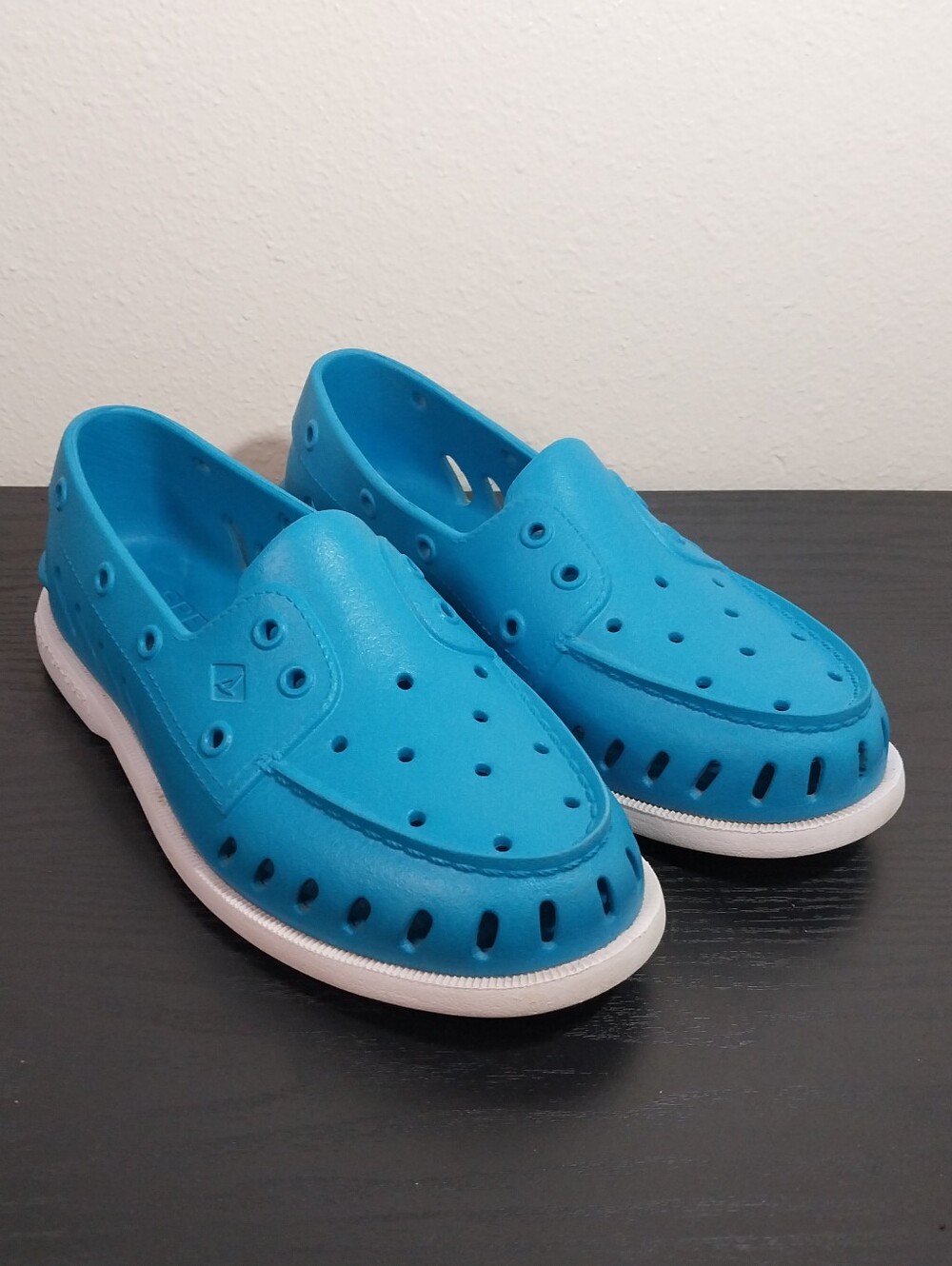 Sperry Womens Top Sider Lightweight Water-Resistant Slip-On Shoes - Blue Size 8
